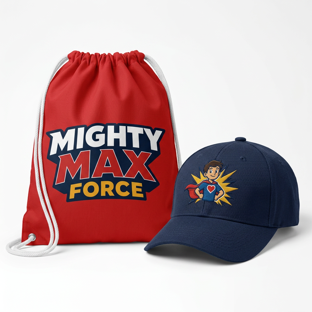 Hero Cap + Drawstring Bag